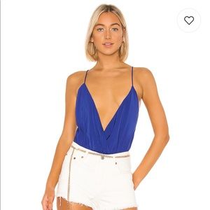 Revolve royal blue body suit